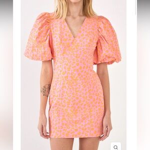 Endless Rose Pink and Orange Mini Dress